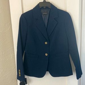 Talbots Navy blue structured blazer